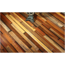 Plancher laminé tranchant ciré de Hickory de texture de grain de bois de 12mm